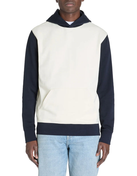 Celio Men's Navy & White Regular Kangaroo Pocket Hoodies | Celio In Lebanon