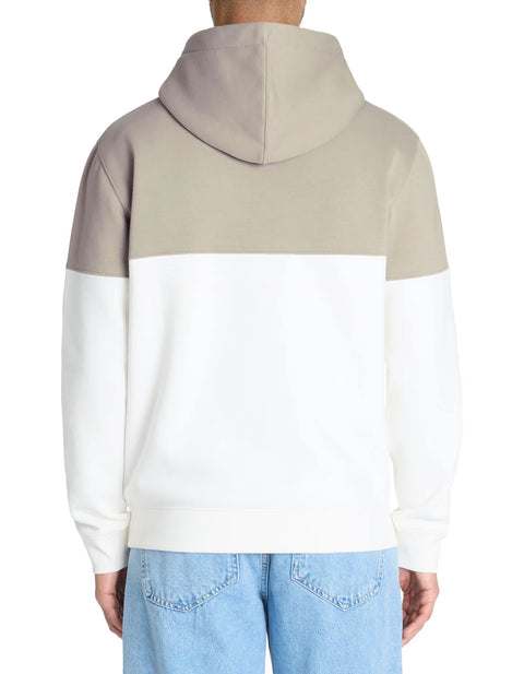 Celio Men's White & Grey Regular Cotton Hoodies | Celio In Lebanon