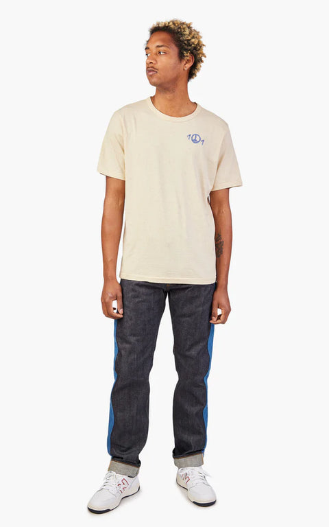 Lee Men's Beige Tee Raw T-Shirt | Lee In Lebanon