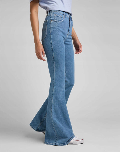 Lee Women's Blue Skinny Flare Jeans | Lee In Lebanon