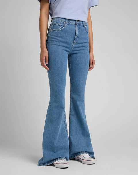 Lee Women's Blue Skinny Flare Jeans | Lee In Lebanon