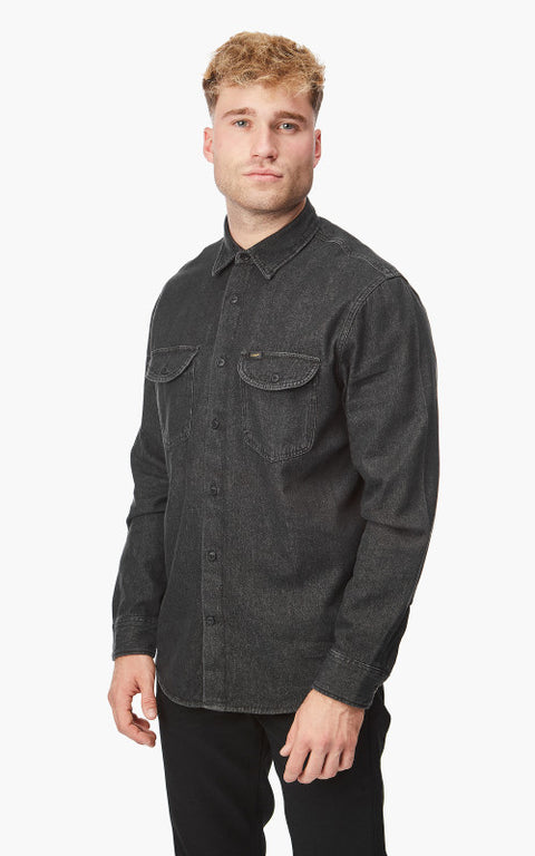 Lee Men's Black Worker Shirt | Lee In Lebanon