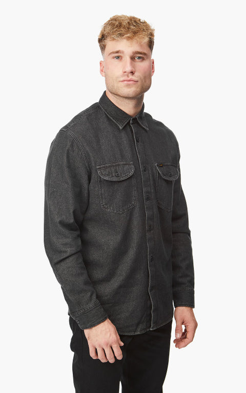 Lee Men's Black Worker Shirt | Lee In Lebanon