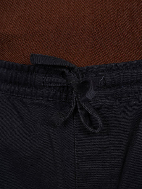 Celio Men’s Black Linen Relaxed Fit Casual Trouser|Celio In Lebanon