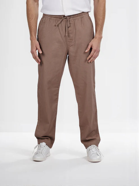 Celio Men’s Taupe Brown Jogger Trousers | Celio in Lebanon
