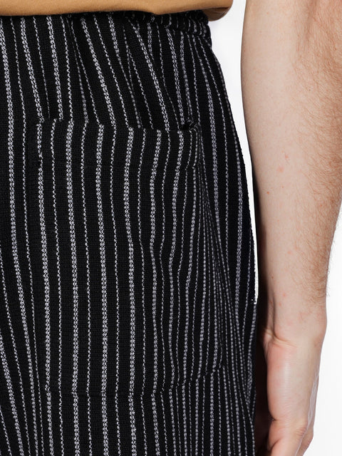 Celio Men's Black Cotton-Poly-Blend Relaxed Fit Trousers | Celio In Lebanon