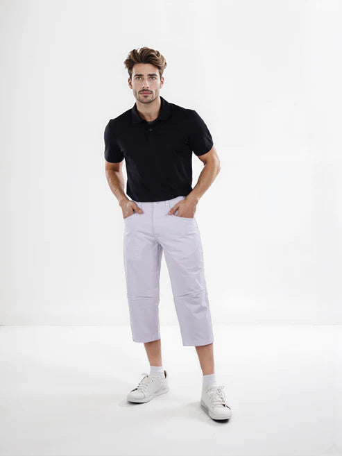 Celio Men’s White Cropped Pant | Celio in Lebanon