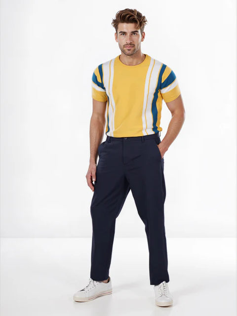Celio Men’s Navy Blue Travel Trousers | Celio in Lebanon