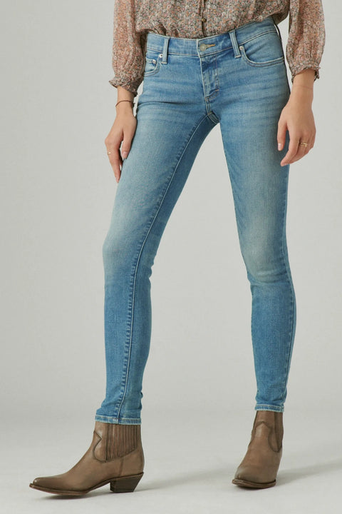 Lucky Brand Women's Light Blue Lizzie Low Rise Skinny Jeans |Lucky Brand In Lebanon
