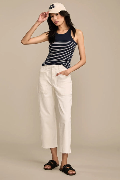 Lucky Brand Women's White Lucky Legend Crop Wide Leg Jeans |Lucky Brand In Lebanon