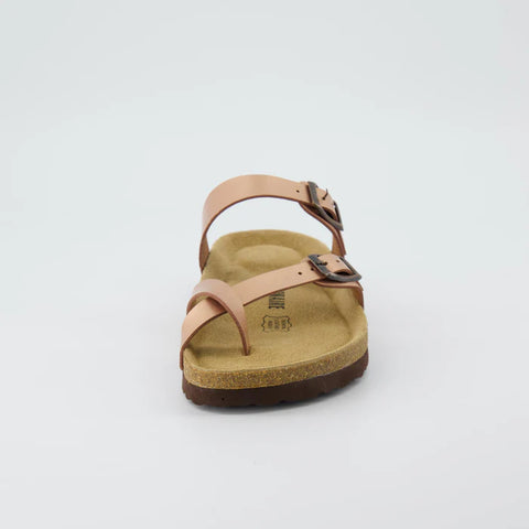 Cushionaire Women's Dusty Rose Luna Cork Footbed Slipper | Cushionaire In Lebanon