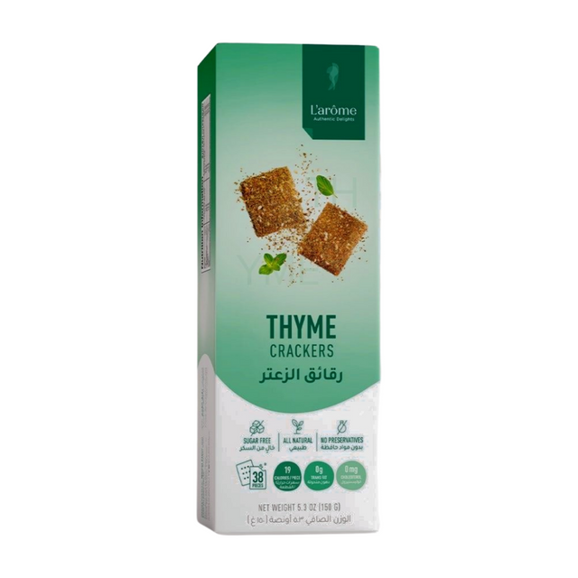L'arome Thyme Crackers 75g | L'arome In Lebanon