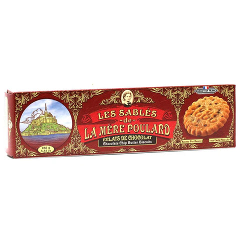 La Mère Poulard French Butter Cookies with Chocolate Chips 125g | La Mère Poulard In Lebanon