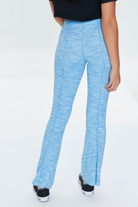 Forever 21 Women's Blue Elastic Waistband Pants | Forever 21 In Lebanon