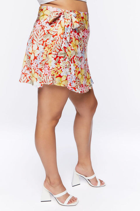 Forever 21 Women's Multicolor Floral Skirt | Forever 21 In Lebanon