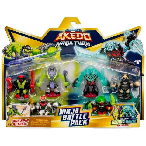 Moose Legends of Akedo Ninja Fury Battle Pack Action Figure Set - 6pk|Moose In Lebanon