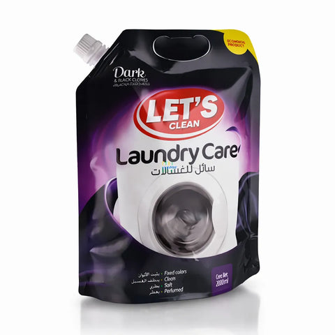 Let's Clean Gel Clean Laundry Care For Dark & Black Cloths 2000ml | Let's Clean In Lebanon⁷