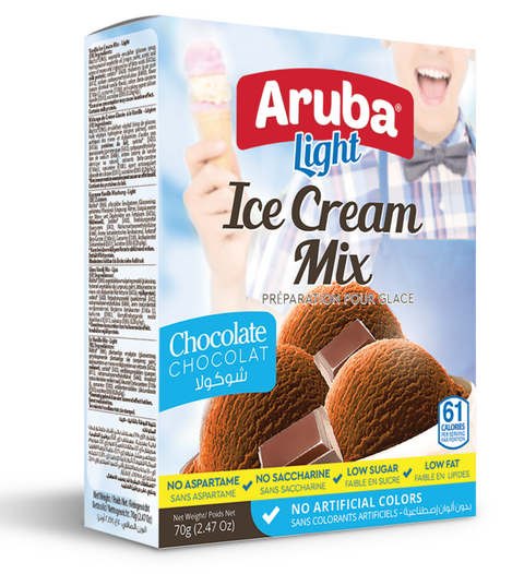 Aruba Light Ice Cream Mix Chocolate 70g