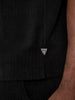 Guess Men's Black Eco Baron Textured Shirt|Guess In Lebanon