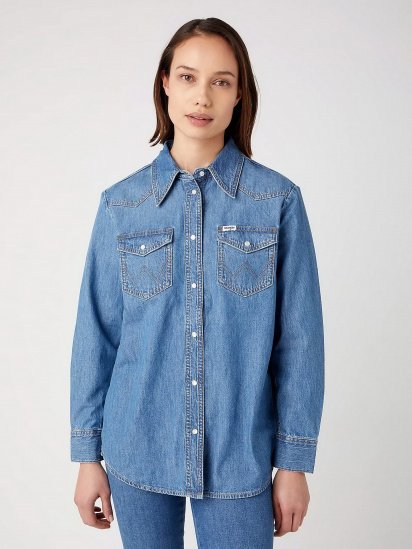 Lee Women's Blue Denim Smitten Kitten Button Down Heritage Shirt | Lee In Lebanon