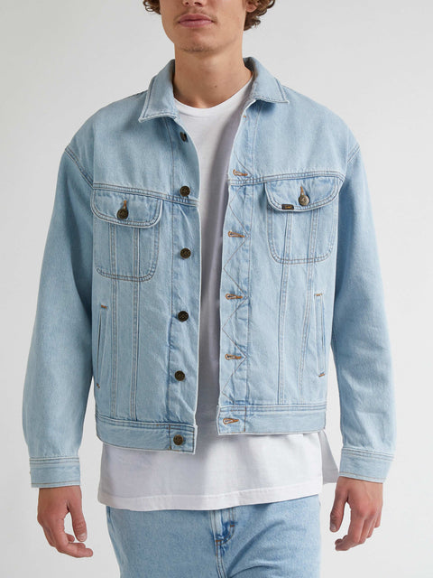 Lee Men's Light Blue Relaxed Rider Denim jacket | Lee In Lebanon