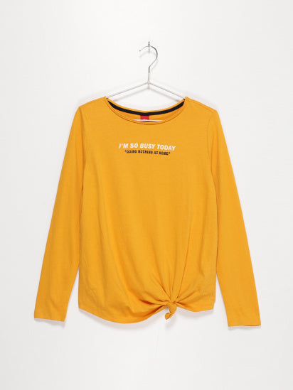 S.Oliver Boy's Mustard Long Sleeve Blouse | S.Oliver In Lebanon