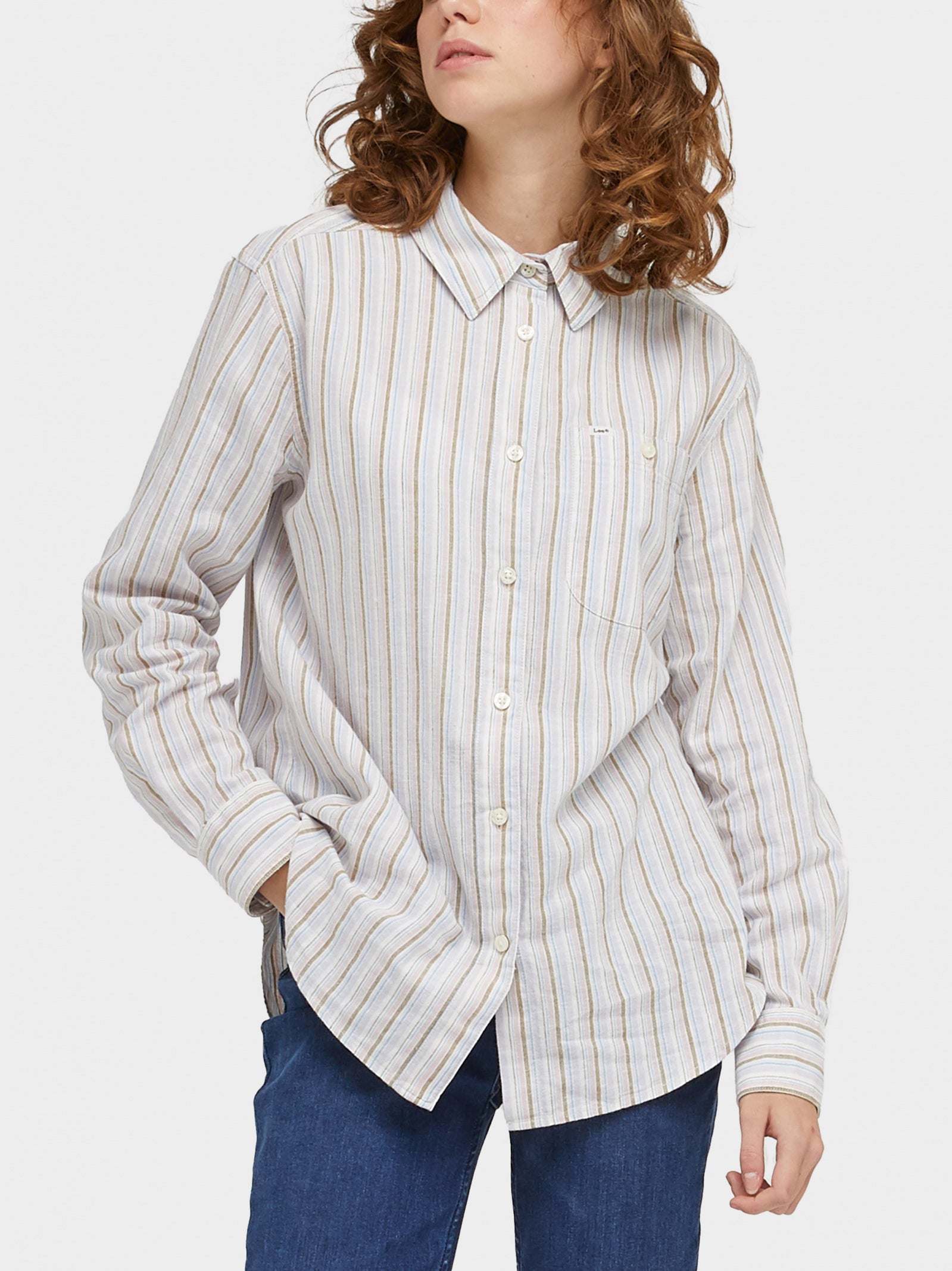 Lee Women's Multicolor Striped Long Sleeve Shirt | Lee In Lebanon
