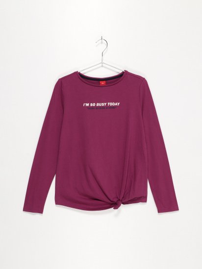S.Oliver Girl's Purple Long-Sleeve Blouse |S.Oliver in Lebanon