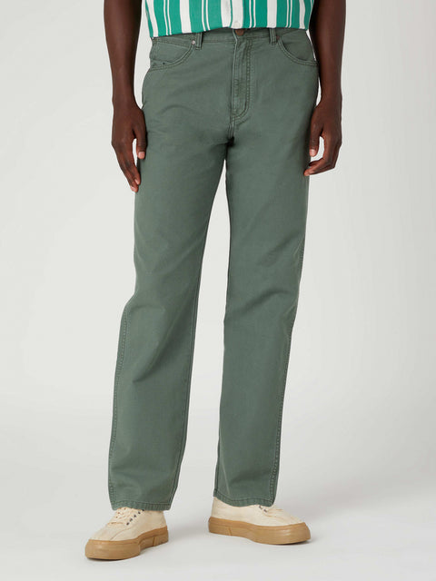 Wrangler Men's Khaki Green Casual  Jeans | Wrangler In Lebanon