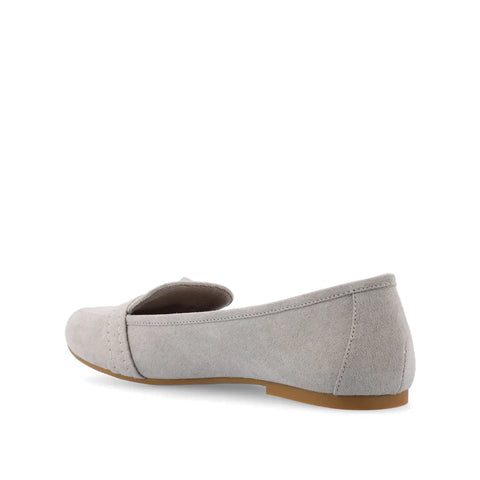 Journee Collection Women's Grey Slip-On Knotted Loafer Flat | Journee Collection in Lebanon