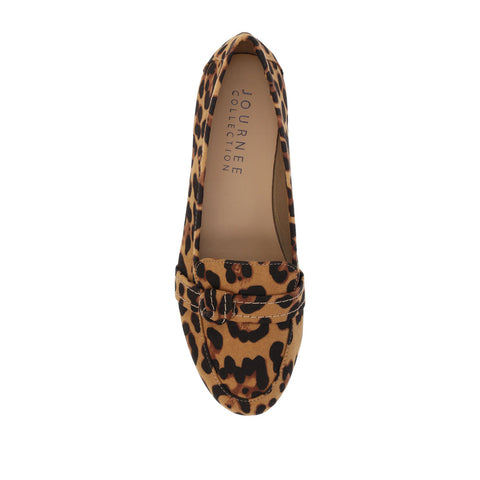 Journee Collection Women's Leopard Printed Marci Loafer |Journee Collection In Lebanon