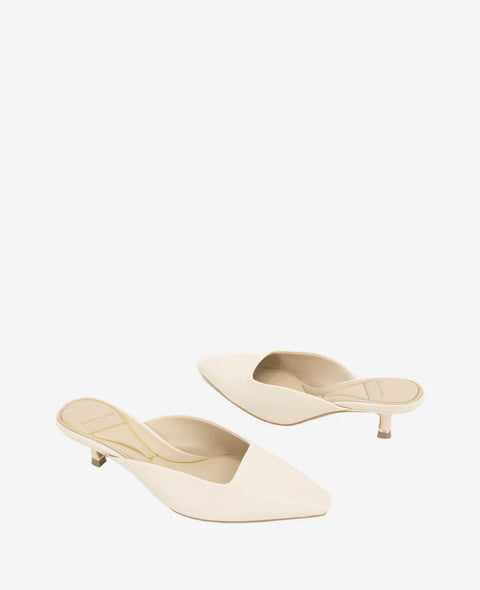 Kenneth Cole Women's Light Beige Margo Leather Kitten Heel | Kenneth Cole In Lebanon