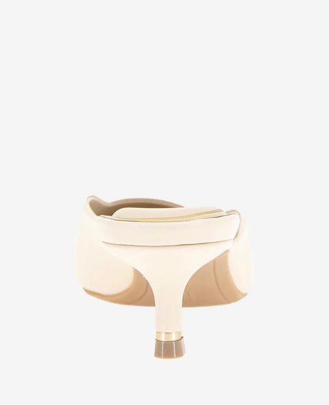 Kenneth Cole Women's Light Beige Margo Leather Kitten Heel | Kenneth Cole In Lebanon
