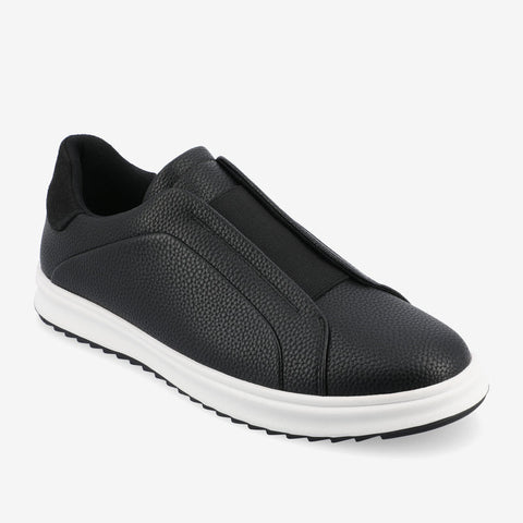 Vance Co Men's Black Matteo Slip-on Casual Sneakers | Vance Co In Lebanon