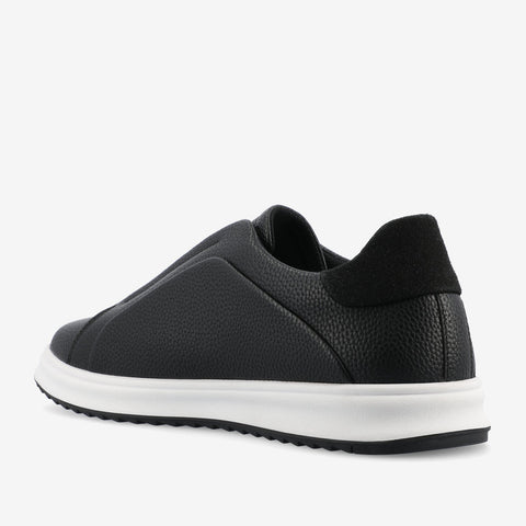 Vance Co Men's Black Matteo Slip-on Casual Sneakers | Vance Co In Lebanon