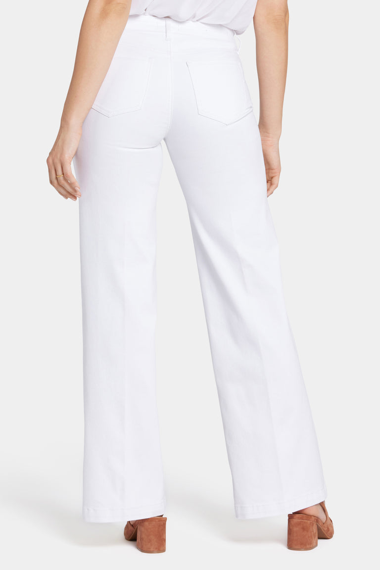 NYDJ Women's White Teresa Wide Leg Jeans | NYDJ In Lebanon