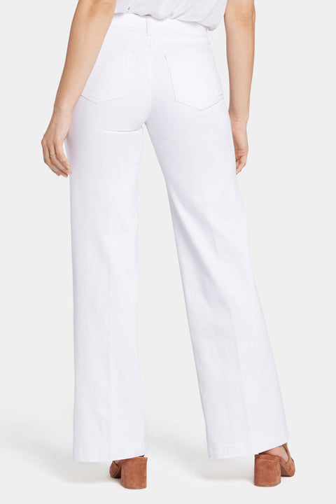 NYDJ Women's White Teresa Wide Leg Jeans | NYDJ In Lebanon