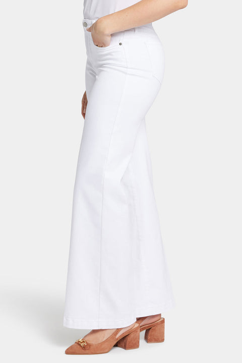 NYDJ Women's White Teresa Wide Leg Jeans | NYDJ In Lebanon