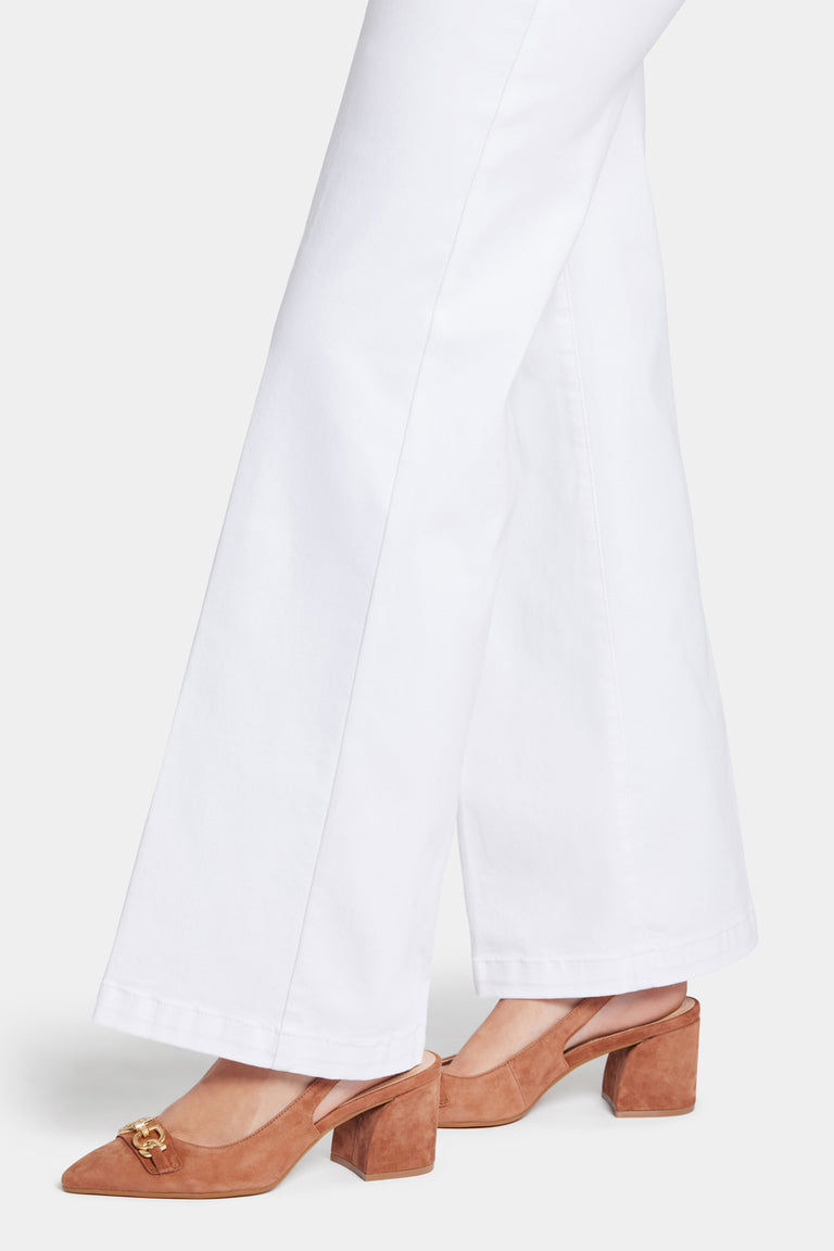 NYDJ Women's White Teresa Wide Leg Jeans | NYDJ In Lebanon