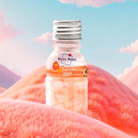 Mogu Mogu Candy Sugar Free Peach 19.5g | Mogu Mogu In lebanon