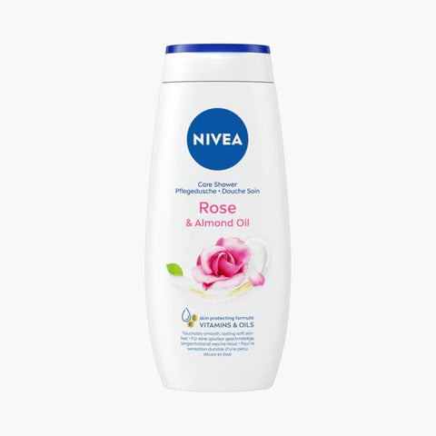 Nivea Care Shower Rose & Almond Oil 250ML