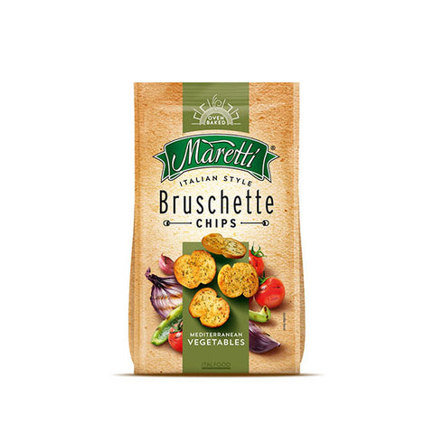 Maretti Bruschette Mediterranean Vegetables Flavor Bread Bites 70g | Maretti In Lebanon