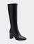 Aerosoles Women's Black Micah Comfortable Knee High Heel Boot