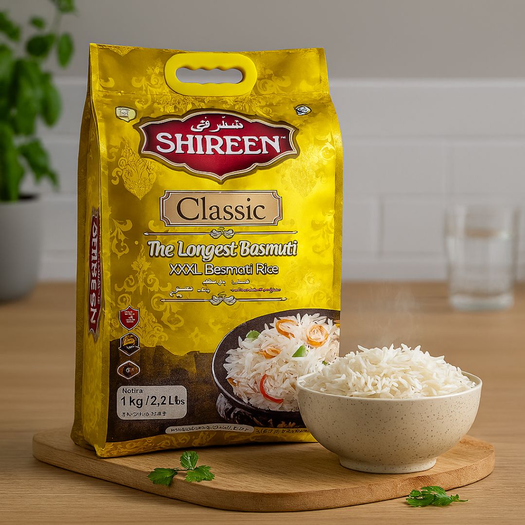 Shireen Classic Extra Long Basmati Rice 1Kg | Shireen In Lebanon ...