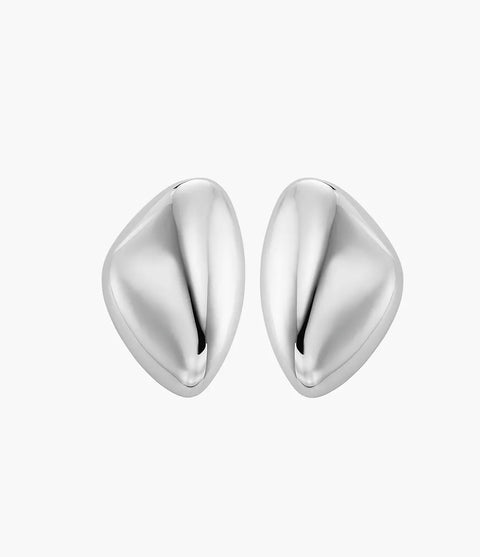 Michael Kors Women's Platinum-Plated Brass Pebble Statement Earrings | Michael Kors In Lebanon