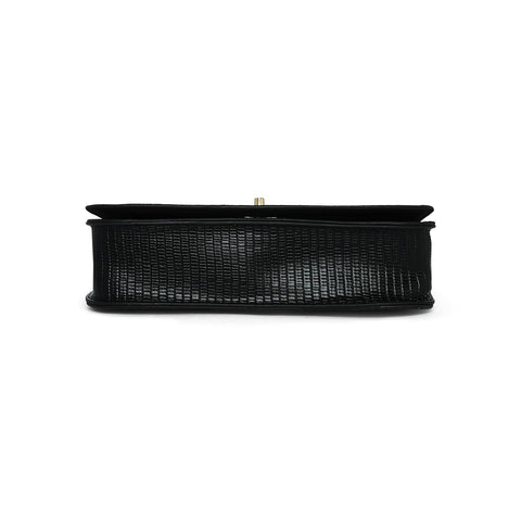 Accessorize London Women's Black Faux Leather Woven Chain Evie Sling Crossbody Bag |Accessorize Cropp In Lebanon