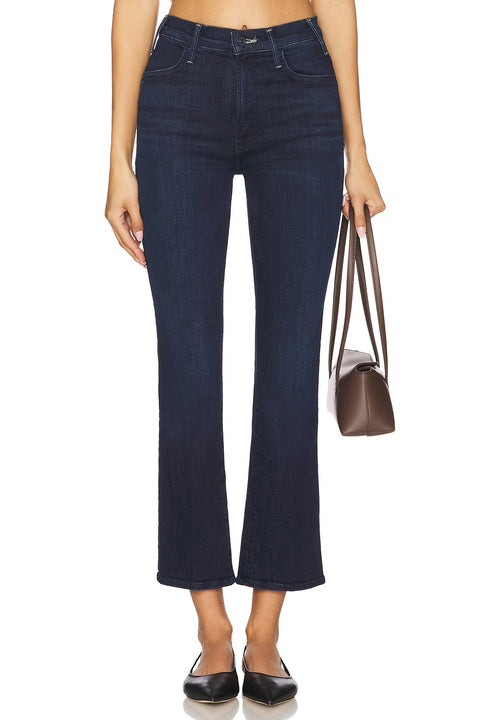 MOTHER Women's Navy The Hustler Ankle Jeans   |MOTHER In Lebanon
