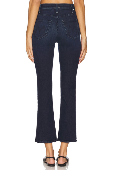 MOTHER Women's Navy The Hustler Ankle Jeans   |MOTHER In Lebanon