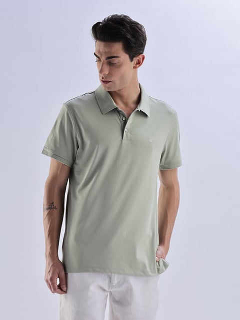 Calvin Klein Men's Tea Regular Fit Solid T-Shirt | Calvin Klein in Lebanon