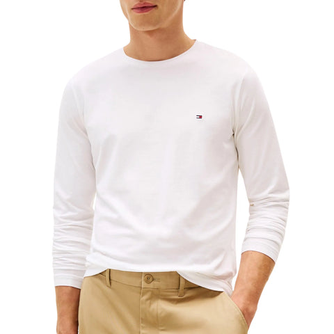Tommy Hilfiger Men's Off White Stretch Slim Fit Long Sleeve Blouse|Tommy Hilfiger In Lebanon